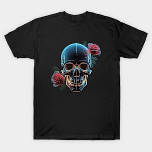 Skull & Red Roses T-Shirt